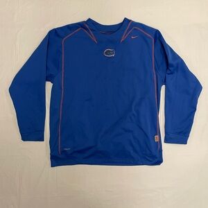 Nike Therma Fit University Of Florida Gators Sweatshirt Blue XL NCAA